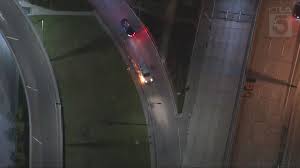 CHP Pursues Alleged Armed Motorist in Los Angeles