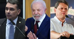 Flávio e Tarcísio derrotariam Lula no 2º turno, mostra Apex/Futura