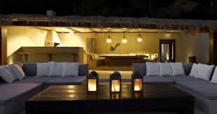 Resultado de imagen de fiesta jardin noche
