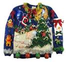 M: Ugly Christmas Sweater - Yellow Snow Sweater by