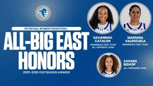 Catalon, Valenzuela Named Unanimous First Team All-BIG EAST