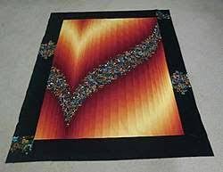 Résultat de recherche d'images pour "quilts with ombre fabric"