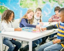 Image of classroom with students with disabilities