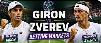 2026 Wimbledon Betting Markets: Marcos Giron v Alexander Zverev