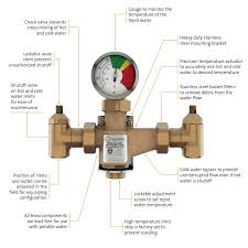 Guardian G6020 Thermostatic Mixing Valve, 13 Gallon/49 Liter ...