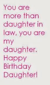 Daughter in Law Birthday Quotes | Randoms | Pinterest | Birthday ... via Relatably.com