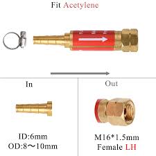 Flashback Arrestor Oxygen Acetylene Propane Check Valve ...