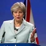 Prime Minister Theresa pitch status