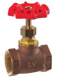 Threaded Globe Valve - Brass - 200 psi - 3/4" NPT Female