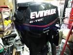 USED EVINRUDE E-TEC HP OUTBOARD MOTOR FOR SALE