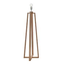 Pied de lampadaire Sachi, bois naturel, 136 cm, INSPIRE ...
