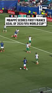 MAGIC MBAPPÉ 🇫🇷 He scores his first goal of the 2026 FIFA World Cup for France