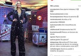 Resultado de imagem para claudia leitte de pijama no the voice brasil