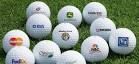 Personalized golf balls, custom golf balls, wedding golf balls logo