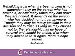 16 Quotes About Fixing Broken Trust | ComfortingQuotes.com via Relatably.com