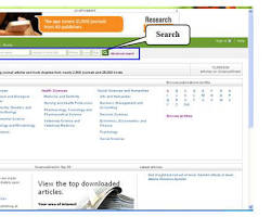 Image of ScienceDirect interface