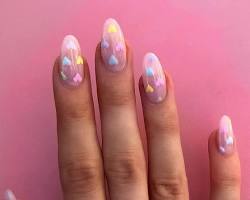 Image de Colorful Hearts Nail Art