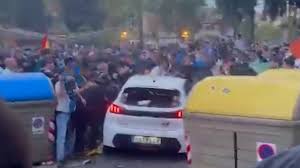 Atropello masivo en Cornellà antes del derbi: no hay heridos graves
