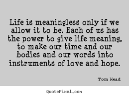 Life Is Meaningless Quotes. QuotesGram via Relatably.com