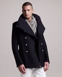 Image result for pea coat fashion mens