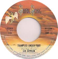 Image result for trampled under foot led zeppelin 45