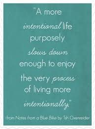 Quotes About Intentional Living. QuotesGram via Relatably.com