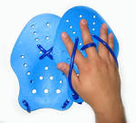 Hand fins for swimming