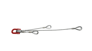 3-way wire rope sling, 1/2