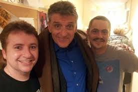 Craig Ferguson with panto stars Mike Courtney, left, and Chris Taylor. A Tinseltown megastar swapped his glamorous lifestyle for a humble seat at Ayr Gaiety ... - ferguson