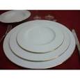 Service de table porcelaine blanche