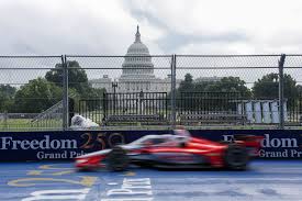 Inside DC’s historic heart, an IndyCar race backed by Trump kicks into gear