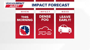 Dense Fog Advisory and Warm Weather Outlook