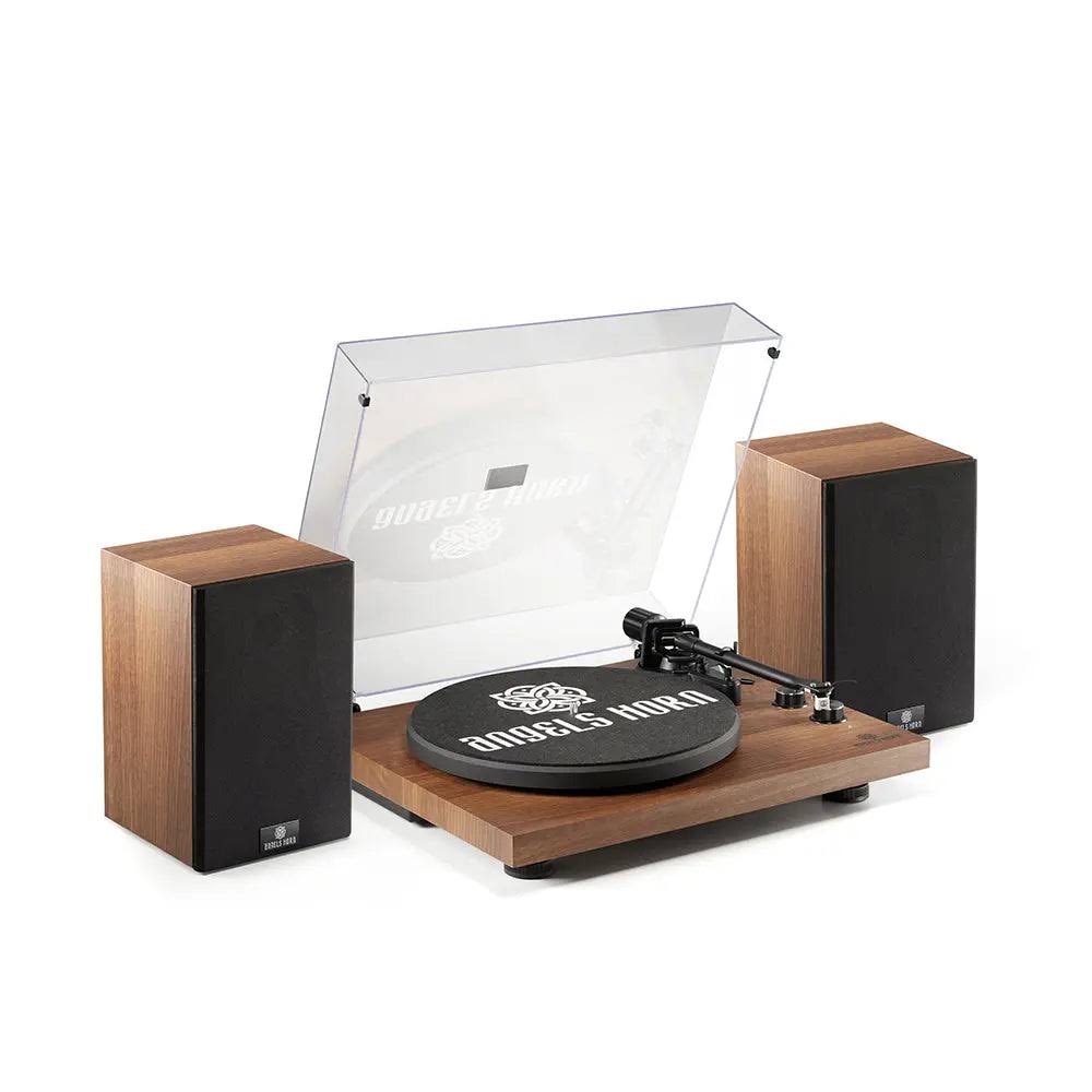 Bluetooth Turntable with Speakers Angels Horn H00501 Hi-Fi Experience