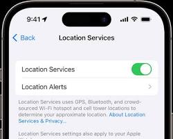 iOS app privacy settings