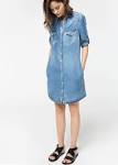 Mango Mango Denim Shirt Dress at ASOS