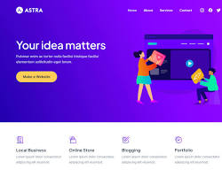 Image of Astra free photography WordPress theme