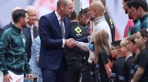 Prince William's joke to Pep Guardiola revealed as Man City coach lifts 20th trophy