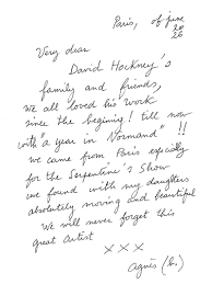 Lettre à David