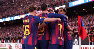 برشلونة 4-0 أتلتيك بلباو: فريق فليك يكتسح في عودته إلى كامب نو