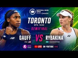 LIVE/FREE: Elena Rybakina vs Coco Gauff Live Free Toronto Open Tennis Semi-Final Game On Aug 13,2026