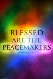 Being a peacemaker does not mean we get in the middle. We are ... via Relatably.com