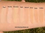 Beauty Professor: Hourglass Immaculate Foundation. Swatches of