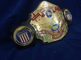 NWA UNITED STATES HEAVYWEIGHT 24K GOLD Zinc Championship Belt