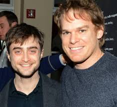 Michael C. Hall and Daniel Radcliffe: Dexter and Harry Potte. - daniel-radcliffe-michael-c-hall-kill-your-darlings-gi