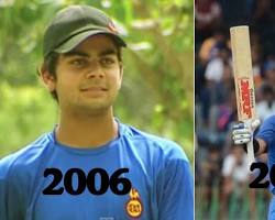 Virat Kohli as a young cricketer
