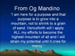 Og Mandino, Og Mandino quotes, FREE Lessons from Og Mandino - YouTube via Relatably.com