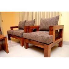Image result for WOODEN SOFA SET