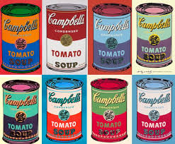 Résultat de recherche d'images pour "warhol campbell soup"