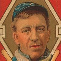Addie Joss, Pitcher, Cleveland Naps, American League, 1911. Addie Joss &quot;the Human Hairpin&quot; baseball card from 1911 - jp_bball_pitch_3_m