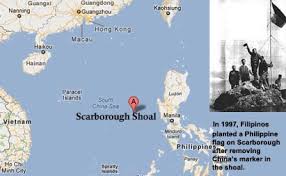 map of scarborough shoal
